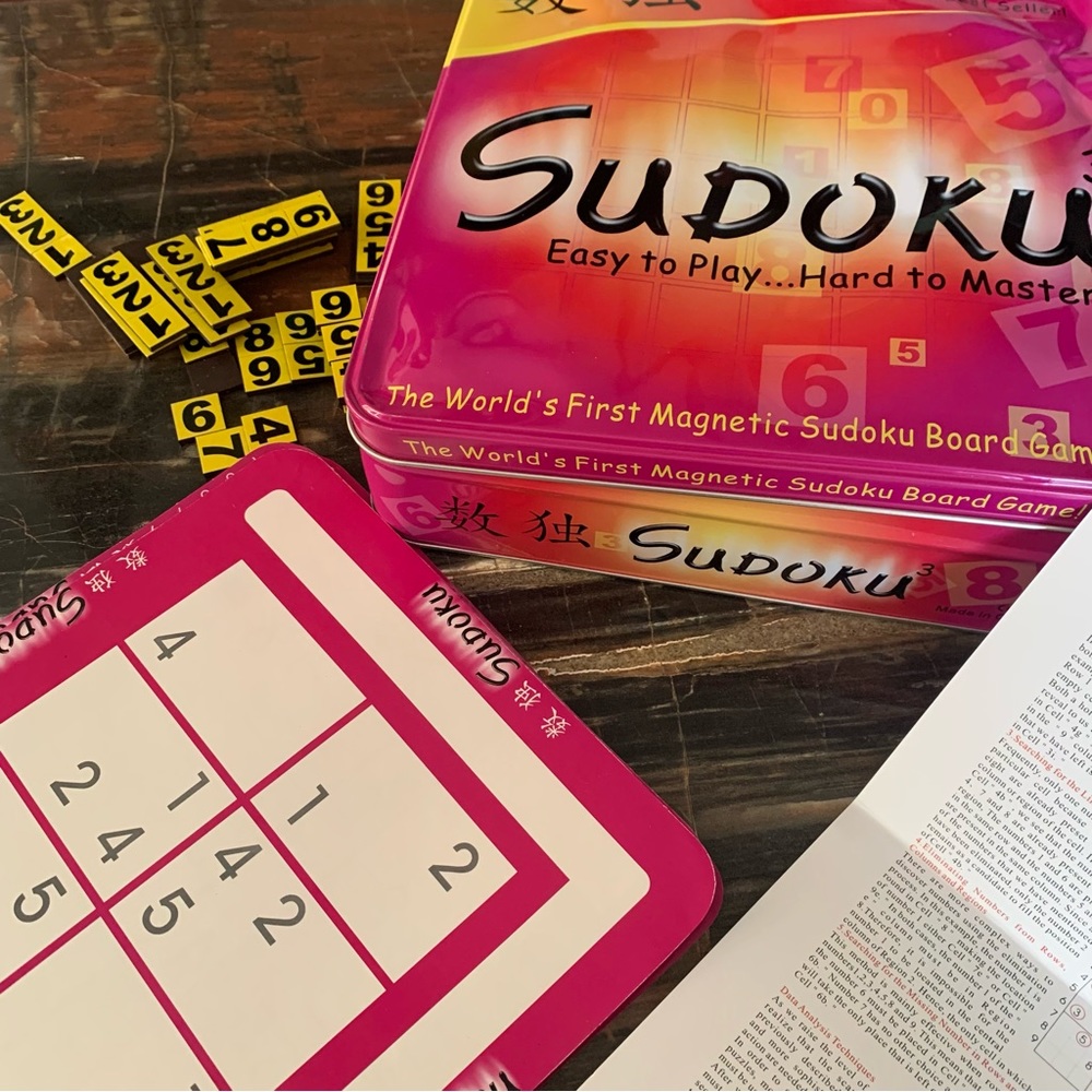 SALE!! Sudoku magnetic travel tin